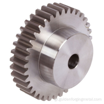 Σφυρηλάτηση αλουμινίου Straight Big Bevel Gear